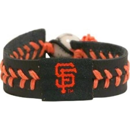 San Francisco Giants Baseball Bracelet - Team Color Style  Black